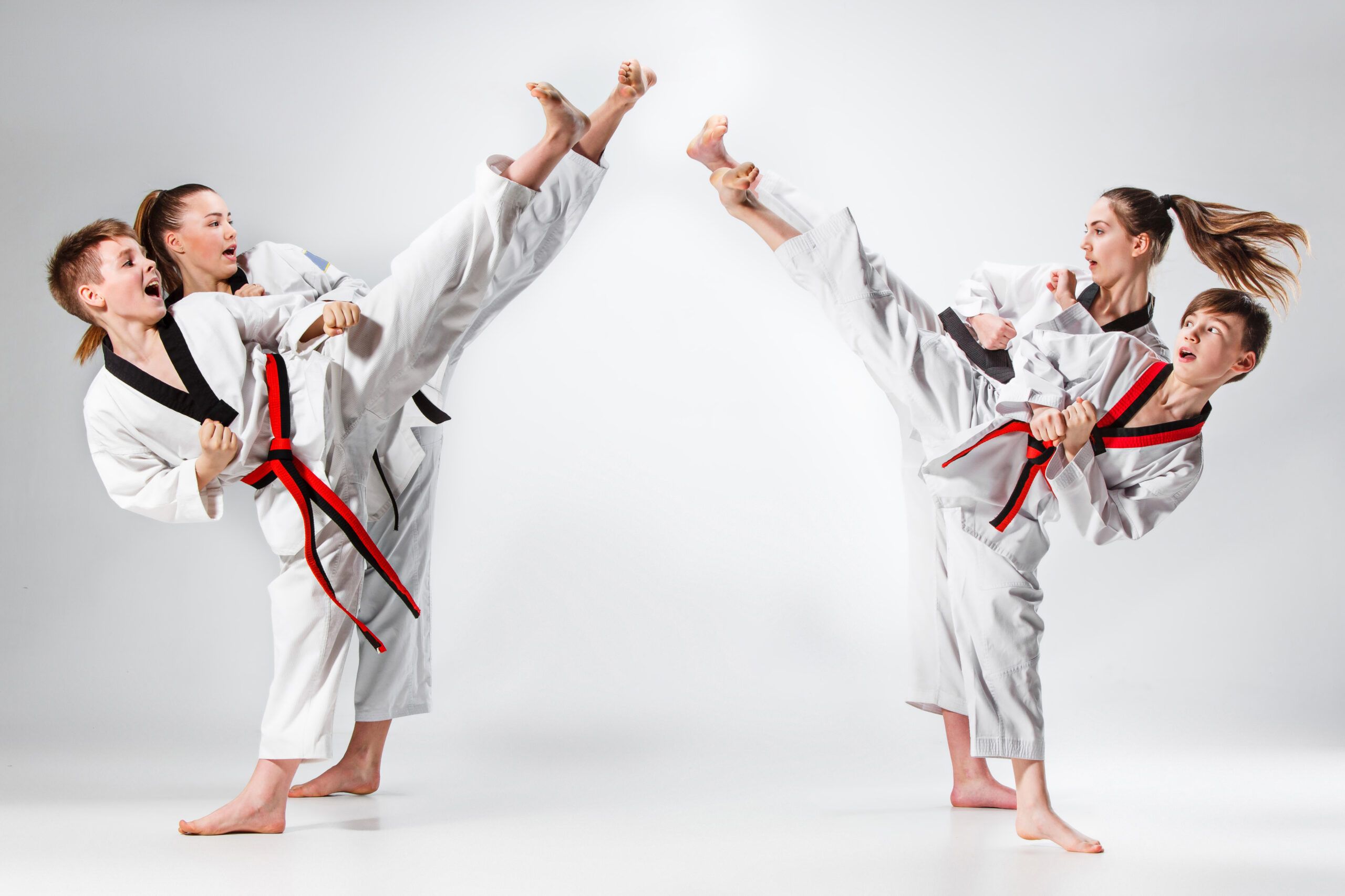 Entrenamiento de Taekwondo, potencia y precisión